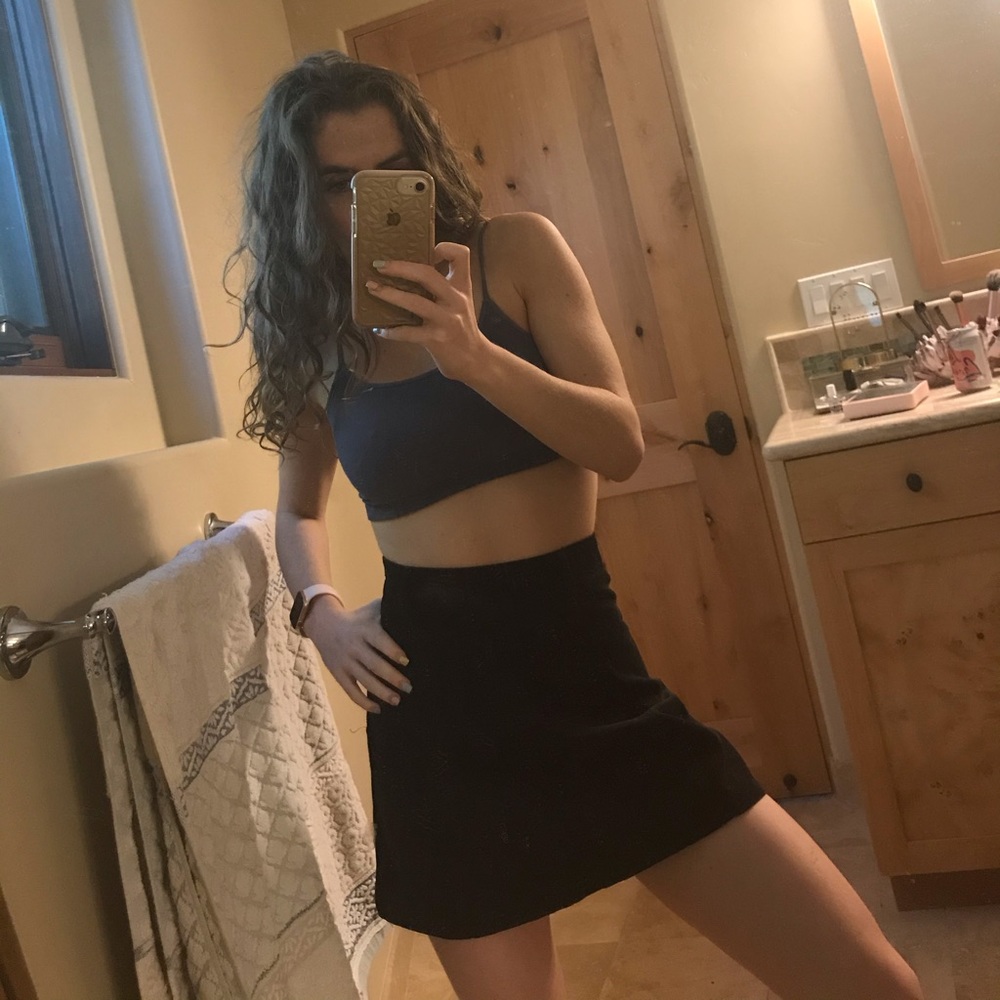 Black skirt